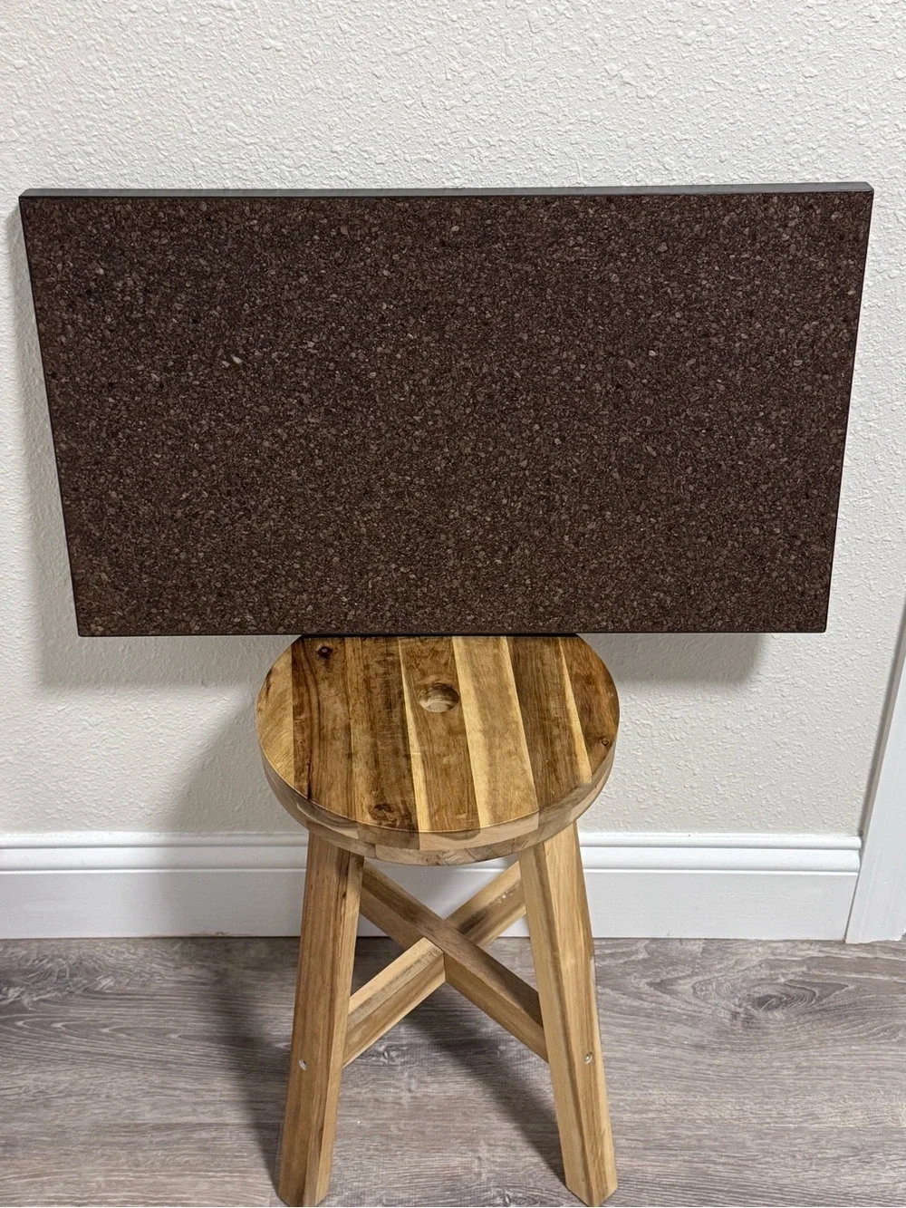IKEA SVENSÅS Cork Memo Board Dark Brown Wall Organization Modern Decor HTF